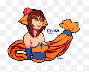 Concluding Top - Vainglory Koshka Art Clipart - Large Size Png ClipartFlare.com 