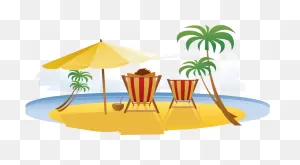 Free Png Beach - Summer Vacation Png Clipart - Full Size Clipart ClipartFlare.com 