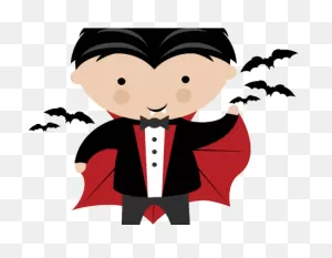 Vampire Clipart Toddler - Vampire Halloween Png Free Clipart ClipartFlare.com 
