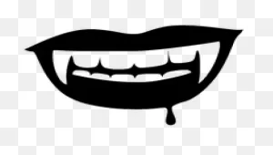 Download Hd Clip Art Vampire Fangs Transparent Background ClipartFlare.com 