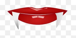 Vampire Lips Red Lip - Free Vector Graphic On ClipartFlare