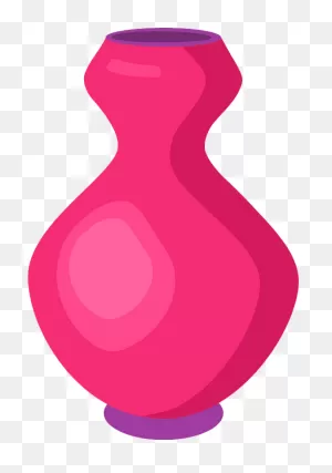 Vase En Terre Cuite - Rouge