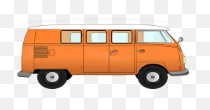 Hippie Bus Png - Van Clipart | Full Size Png Download | ClipartFlare