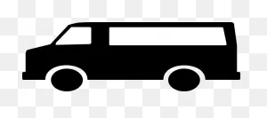 Light Commercial Van Symbol - Black Van Clipart - Png Download ClipartFlare.com 