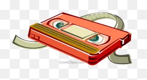Vcr Tape Royalty Free Vector Clip Art Illustration -Vc012682 ClipartFlare.com 