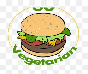 Veggie Burger Clipart Burger Restaurant - Png Download - Full Size ClipartFlare.com 