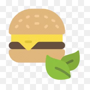 Vegan, Burger, Organic, Vegetarian, Beef Icon - Download On ClipartFlare.com 
