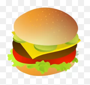 Veggie Burger Hamburger Vegetarian Cuisine Kfc French Fries - Veg ClipartFlare.com 