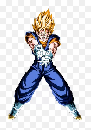 Super Saiyan Vegito Render 3 By Princeofdbzgames On 