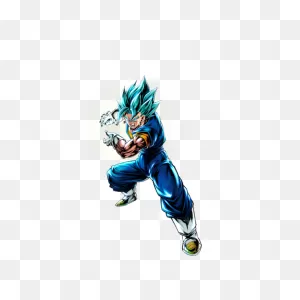 Vegito Blue Final Kamehameha Pose Render (Dragon Ball Legends ClipartFlare.com 