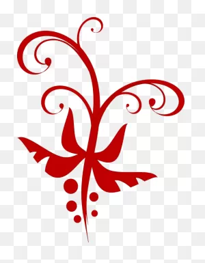 Vectores Florales Rojos Png Clipart - Full Size Clipart (#386064 ClipartFlare.com 