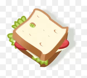 Cartoon Sandwich Png - ClipartFlare