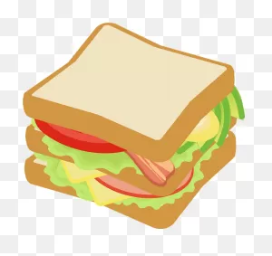 Sandwich With Lunch Meat, Cheese, Vegetables Clipart. Free ClipartFlare.com 