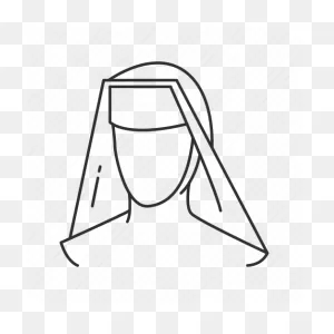Nun, Nun Garment, Religious Person, Sister, Veil Icon - Download ClipartFlare.com 