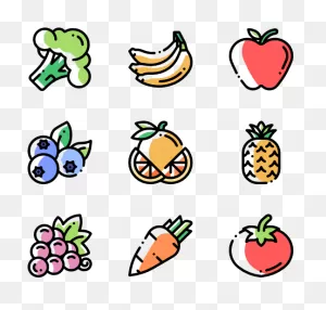 Banner Free Icons Free Fruits And Vegetables - Human Icon Color ClipartFlare.com 