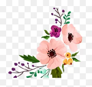 Vintage Flower Clipart Dainty Flower - Png Download - Full Size ClipartFlare.com 
