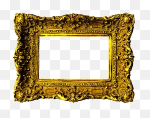 Beautiful Gold Victorian Frame By Jeanicebartzen27 - Gold ClipartFlare.com 