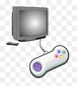 Television - Clip - Video - Play - Video Games Clip Art - Png ClipartFlare.com 
