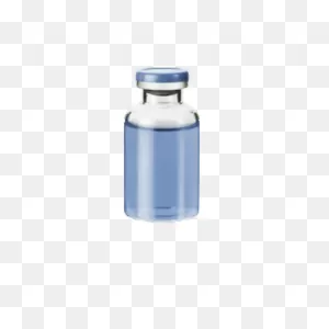 Vial Filled With Blue Liquid Transparent Png - Stickpng