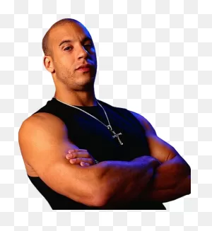 Vin Diesel - Fast And Furious Cross Neckla | Full Size Png ClipartFlare.com 