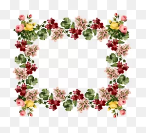 Download Vintage Frames And Borders - Vintage Floral Border Design ClipartFlare.com 