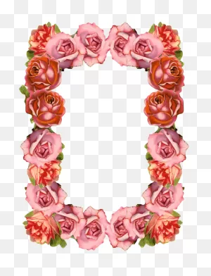 Free Vintage Flower Border Png, Download Free Vintage Flower ClipartFlare.com 