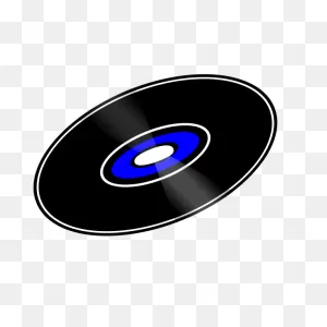 Vector Graphics Of 45 Rpm Vinyl Record | Free PNG-WebP