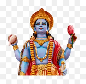 Lord Vishnu Png With Lakshmi