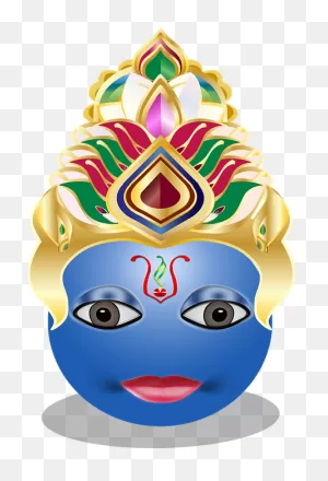 Vishnu Hindu Emoticon - Free Vector Graphic On ClipartFlare