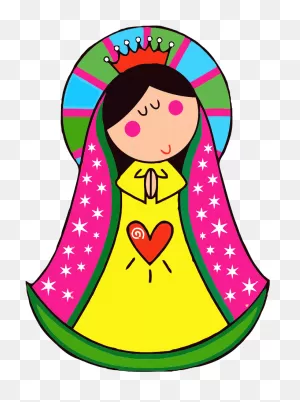Si La Quieres Aun En Mayor Tamaño Escribeme, Besos - Virgen De ClipartFlare.com 