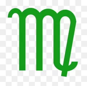 Virgo - Picture - Virgo Sign In Green Clipart - Full Size Clipart ClipartFlare.com 
