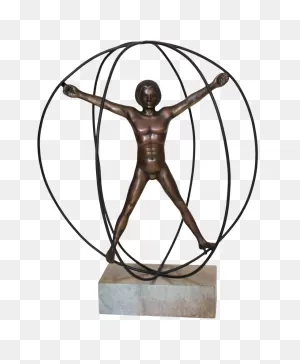 3D Version Of The Vitruvian Man