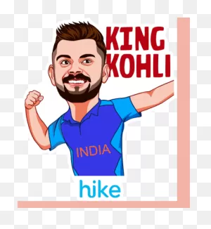 King Kohli Posing Sticker - King Kohli Posing You Did It ClipartFlare.com 