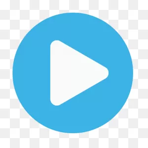 Vimeo Play Button Png - Circle Logo Blue Clipart - Full Size ClipartFlare.com 