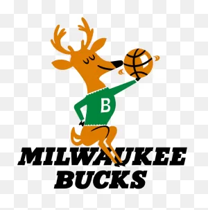 Little Deer - Milwaukee Bucks Vintage Logo Clipart - Large Size ClipartFlare.com 