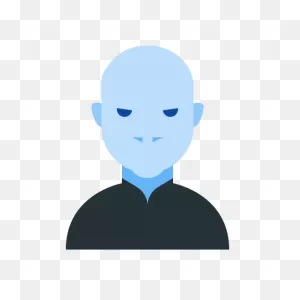 Lord Voldemort Icon In Color Style