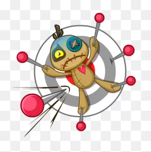Voodoo Doll Chumbo Messages Sticker-5 Clipart - Full Size Clipart ClipartFlare.com 
