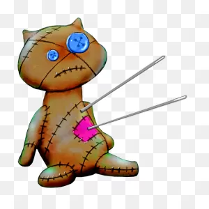 Voodoo Doll Halloween Cuttable PNG-WebP And Printable Png File