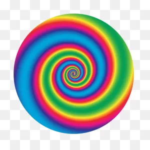 Colorful Swirling Vortex | Free PNG-WebP