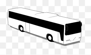 Bus White Black - Free Vector Graphic On Pixabay