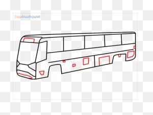 How To Draw A Volvo Bus Step By Step - [11 Easy Phase]