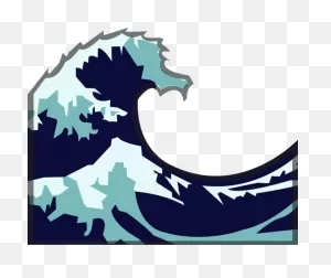 Download Water Wave Emoji Image In Png | Emoji Island
