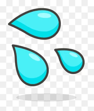 Sweat Droplets Emoji Clipart - Sweat Vector Png Transparent Png ClipartFlare.com 