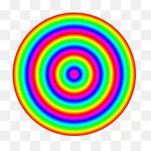 72 Circle Rainbow Water Ripple By 10Binary On 