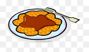 Breakfast Waffle Royalty Free Vector Clip Art Illustration ClipartFlare.com 