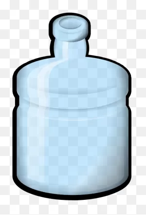 Cartoon Water Bottle Clip Art Png - Draw A Water Jug | Full Size ClipartFlare.com 