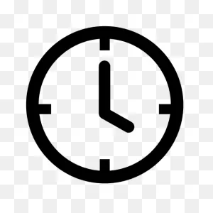 Clock Minute Time Timer Watch Icon - Basic Icon Element