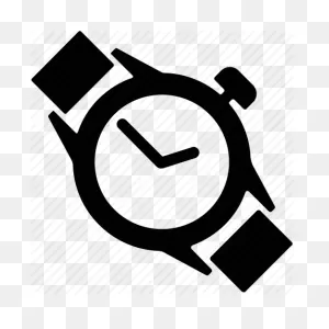 Watch Cartoon Clipart - Watch, Clock, Font, Transparent Clip Art