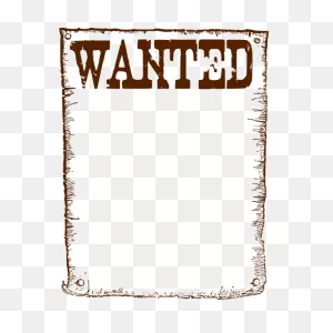 Wanted Frame | Free PNG-WebP
