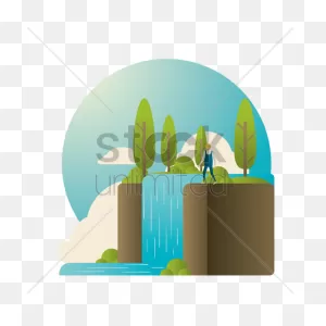 Download Waterfall Clipart Waterfall Clip Art Illustration ClipartFlare.com 